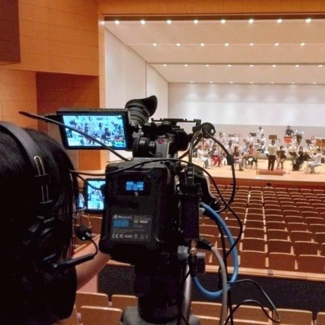 コンサートでの収録風景